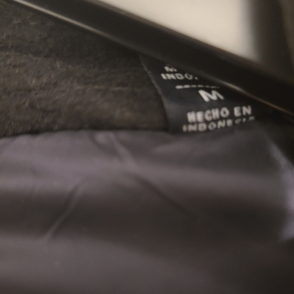 Tommy Hilfiger Men's Black Peacoat With Scarf Mens Size Medium - Picture 6 of 10